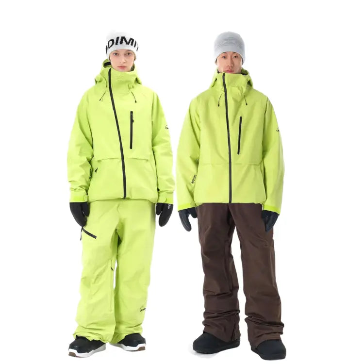 Jackets / Snow: Dimito Apex Snow Jacket-LIME [KOREAN BRAND] - 2025, Clothing, DIMITO, Goggles Specials x Snow Wear, Ice & Snow