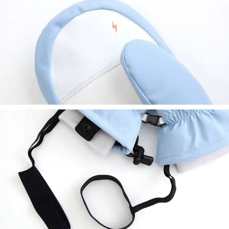 Gloves & Mittens / Snow: Dimito Block Zip Mitten Glove-SKY - 2024, Accessories, DIMITO, Gloves, Gloves & Mittens / Snow | LFNT03137-SKY-XS