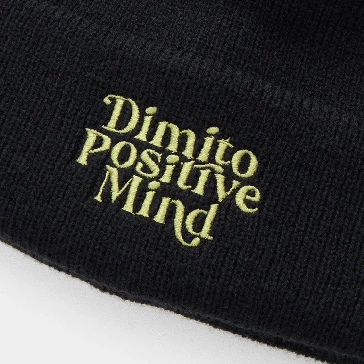 Headwear / Beanies: Dimito DPM Beanie-BLACK - Dimito / Black / Free / 2024, Accessories, Black, DIMITO, Head & Neck Wear