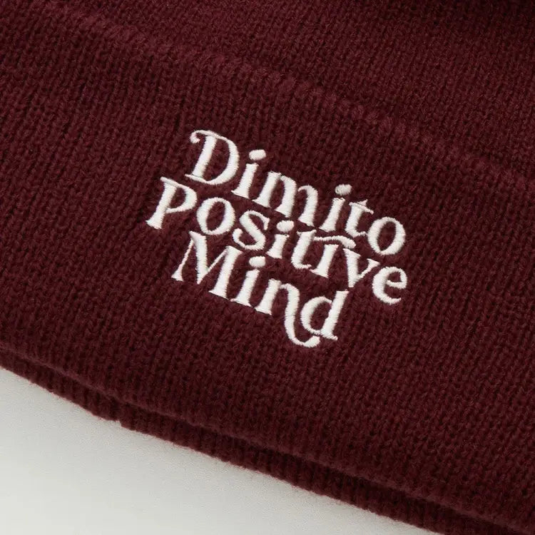 Headwear / Beanies: Dimito DPM Beanie-WINE - Dimito / Wine / Free / 2024, Accessories, DIMITO, Head & Neck Wear, Headwear / Beanies