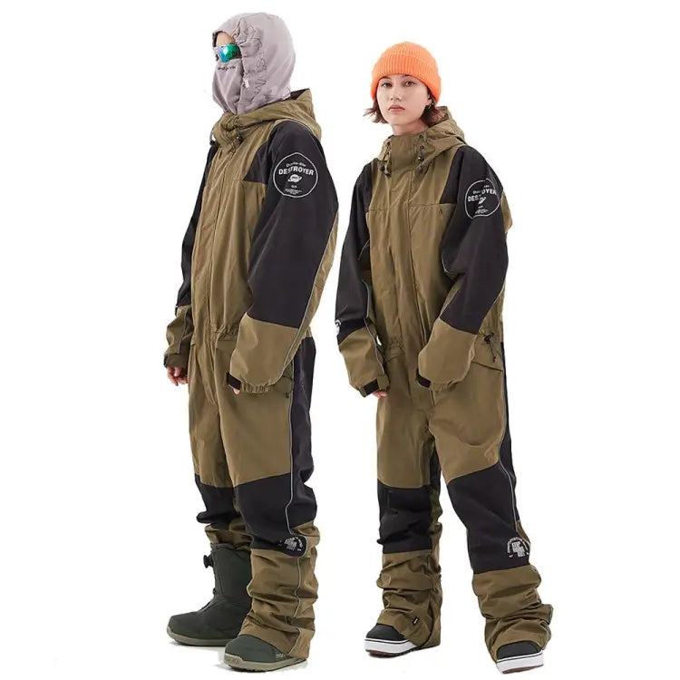 One Piece / Snow: DIMITO MERCURY SNOW JUMPSUIT-KHAKI - 1920 Clothing CY190504-D Dimito ICE & SNOW | OCCN-WHITELINE-1029511342007-M