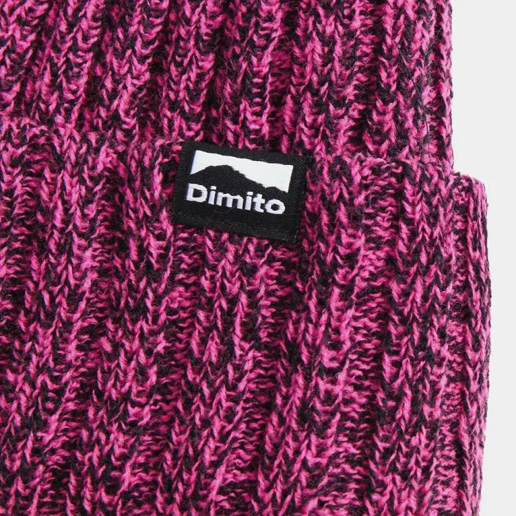 Headwear / Beanies: Dimito Mix Knit Beanie-PINK - Dimito / Pink / Free / 2024, Accessories, DIMITO, Head & Neck Wear, Headwear / Beanies