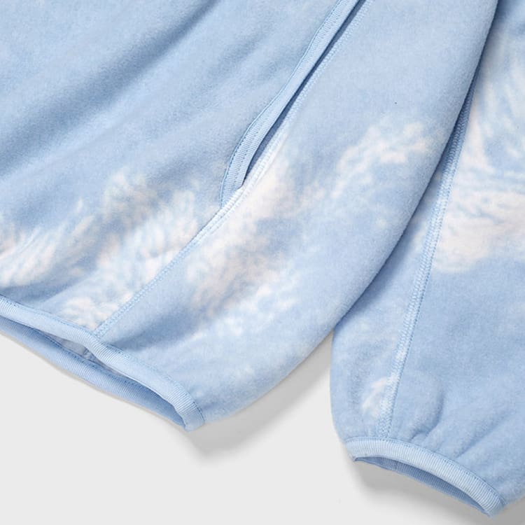 Fleeces: Dimito MT GD Fleece Zip Shirts-BLUE - 2023, Blue, Clothing, Dimito, Fleeces | FTSA10112-SLATE BLUE-S