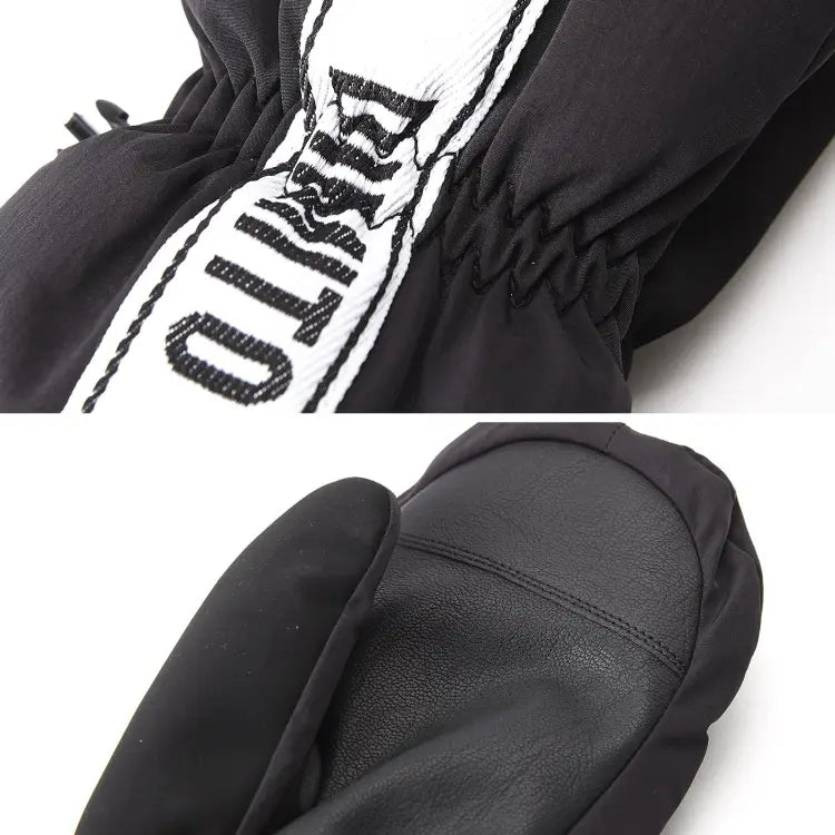 Gloves & Mittens / Snow: DIMITO N TAPE MITTEN-BLACK - 1920 Accessories BLACK CY190504-D Dimito | OCCN-WHITELINE-1019500440106-S