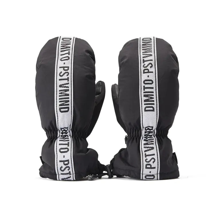 Gloves & Mittens / Snow: DIMITO N TAPE MITTEN-BLACK - Dimito / BLACK / S / 1920 Accessories BLACK CY190504-D Dimito |
