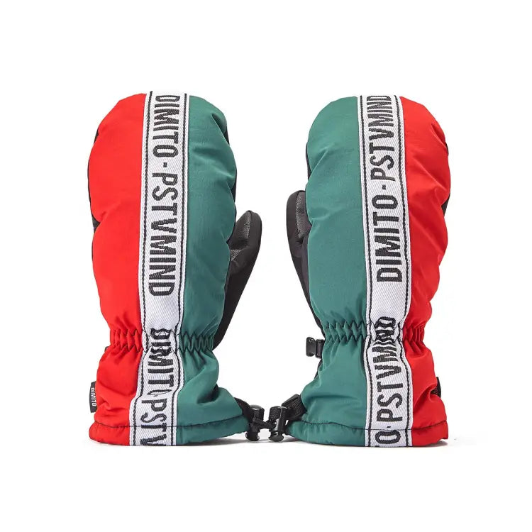 Gloves & Mittens / Snow: DIMITO N TAPE MITTEN-GREEN - Dimito / GREEN / S / 1920 Accessories CY190504-D Dimito Gloves |