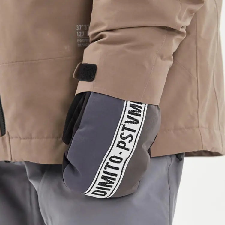 Gloves & Mittens / Snow: DIMITO N TAPE MITTEN-STEEL - 1920 Accessories CY190504-D Dimito Gloves | OCCN-WHITELINE-1019500442306-S