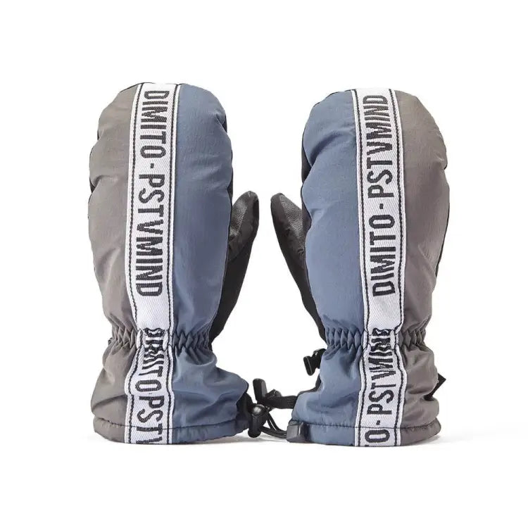 Gloves & Mittens / Snow: DIMITO N TAPE MITTEN-STEEL - Dimito / S / Steel / 1920 Accessories CY190504-D Dimito Gloves |