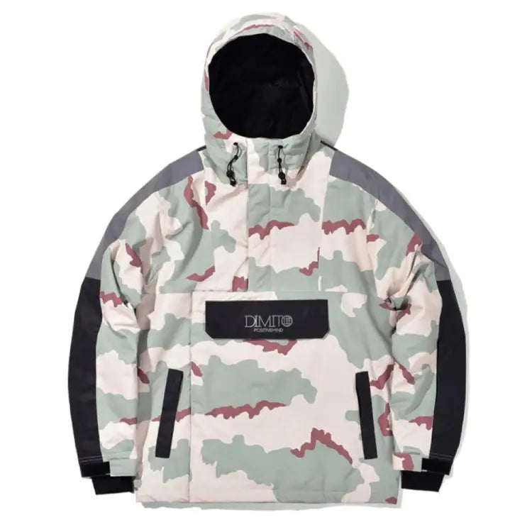 Jackets / Snow: DIMITO PHANTOM JACKET-DESERT CAMO [KOREAN BRAND] - 2021, Clothing, DESERT CAMO, DIMITO, Ice & Snow | DM202103DCAMXS