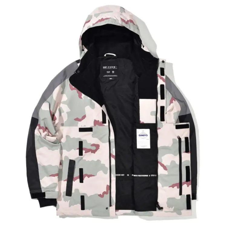 Jackets / Snow: DIMITO PHANTOM JACKET-DESERT CAMO [KOREAN BRAND] - 2021, Clothing, DESERT CAMO, DIMITO, Ice & Snow | DM202103DCAMXS