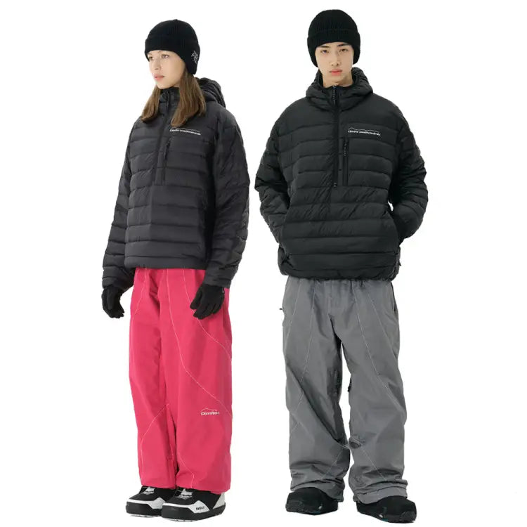 Jackets / Snow: Dimito Pullover Light Down Jacket-BLACK [KOREAN BRAND] - 2023, Black, Clothing, DIMITO, Ice & Snow | NHTK32264-BLACK-S