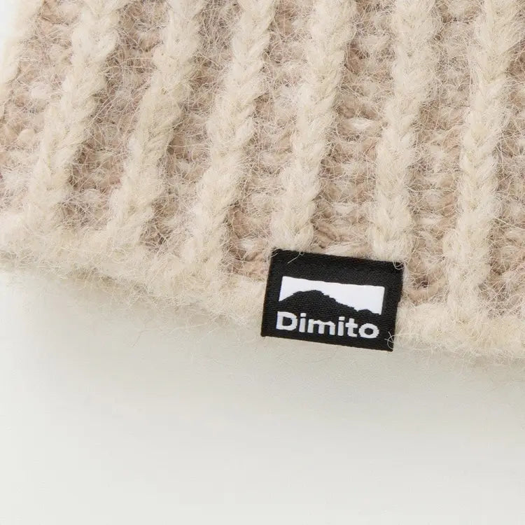 Headwear / Beanies: Dimito Twotone Beanie-IVORY - Dimito / Ivory / Free / 2024, Accessories, DIMITO, Head & Neck Wear, Headwear / Beanies