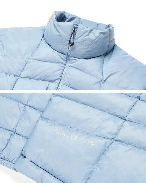 Jackets / Snow: Dimito VTX Light Down Jacket-BLUE [KOREAN BRAND] - 2023, Blue, Clothing, DIMITO, Ice & Snow | NHTK09103-CEMENT BLUE-XS