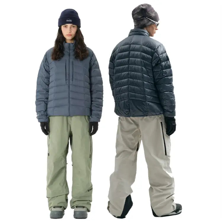 Jackets / Snow: Dimito VTX Light Down Jacket-SLATE [KOREAN BRAND] - 2023, Clothing, DIMITO, Ice & Snow, Jackets | NHTK09103-DARK SLATE-XS
