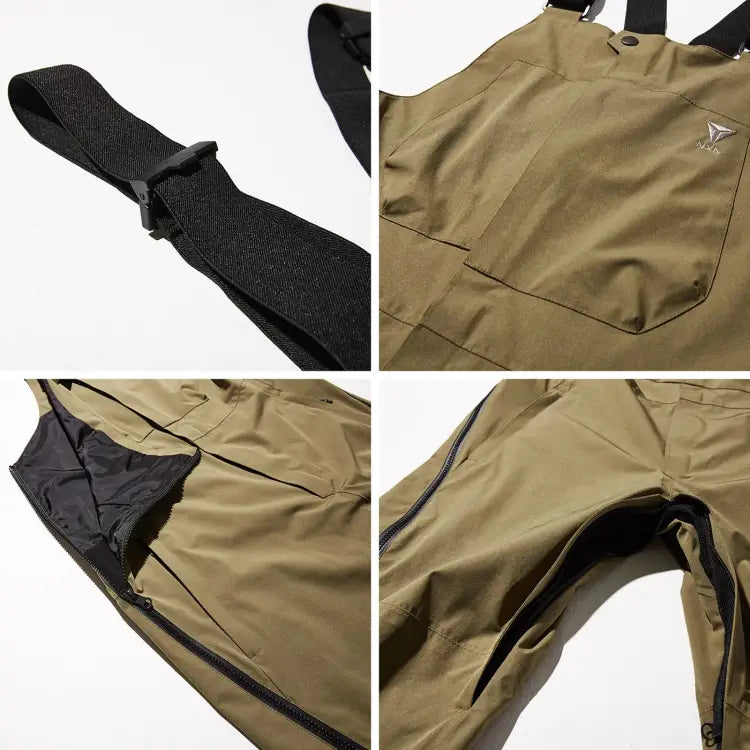 Pants / Snow: DIMITO VTX NXL OVERALL SNOW PANTS-BEIGE - 1920 BEIGE Clothing CY190504-D Dimito | OCCN-WHITELINE-1029090241006-S