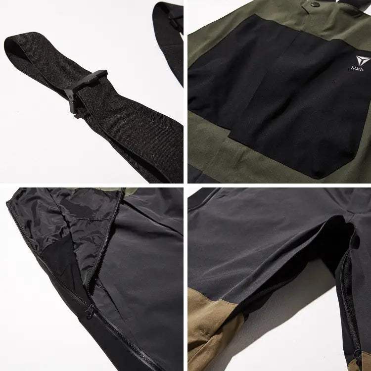 Pants / Snow: DIMITO VTX NXL OVERALL SNOW PANTS-KHAKI - 1920 Clothing CY190504-D Dimito ICE & SNOW | OCCN-WHITELINE-1029090242006-S