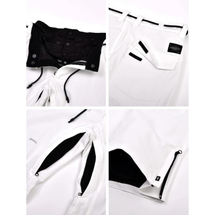Pants / Snow: DIMITO WOMEN BIO PANTS-WHITE [KOREAN BRAND] - 2021, Clothing, DIMITO, Ice & Snow, LCX | DM202105WHTWS