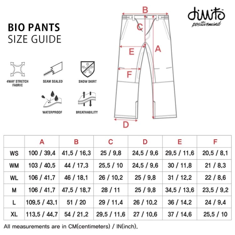 Pants / Snow: DIMITO WOMEN BIO PANTS-WHITE [KOREAN BRAND] - 2021, Clothing, DIMITO, Ice & Snow, LCX | DM202105WHTWS