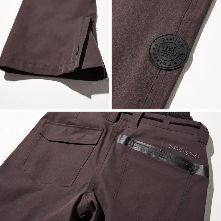 Pants / Snow: DIMITO WOMENS SIERA SNOW PANTS-PURPLE GREY - 1920 Clothing CY190504-D Dimito ICE & SNOW | OCCN-WHITELINE-1029090345401-WS