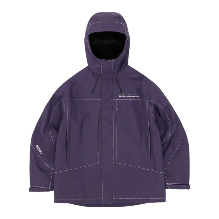 Jackets / Snow: Dimito Works Line Snow Jacket-GRAPE [KOREAN BRAND] - Dimito / Grape / XS / 2025, Clothing, DIMITO, Goggles Specials x Snow