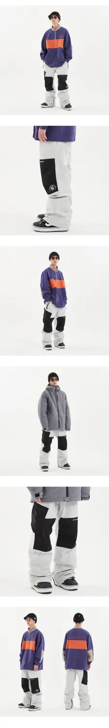 DIMITO BARRIER SNOW PANTS-WHITE