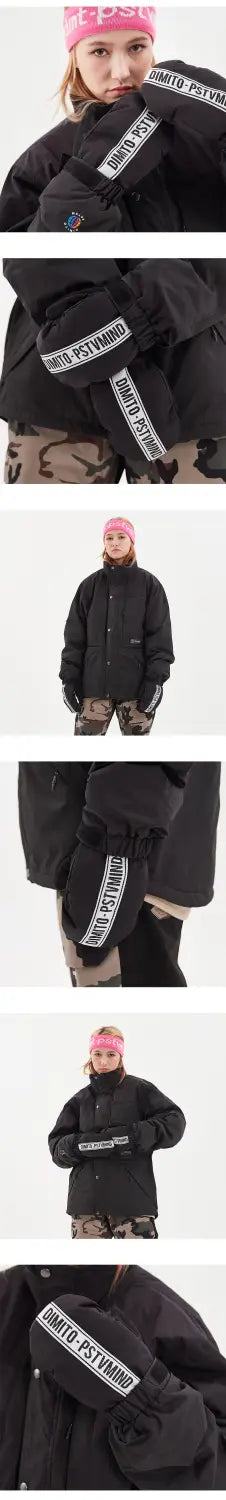 DIMITO N TAPE MITTEN-BLACK