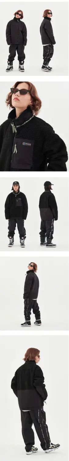 DIMITO RAVINE FLEECE JACKET-CHARCOAL