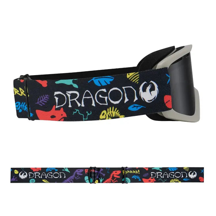 Goggles / Snow: Dragon Kids LIL D Snow Goggle-LIL DINOS - Fuzl / Black / ON / 2024, Accessories, Black, Dragon, Eyewear | DRG182/4425999