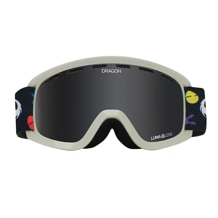 Goggles / Snow: Dragon Kids LIL D Snow Goggle-LIL DINOS - Fuzl / Black / ON / 2024, Accessories, Black, Dragon, Eyewear | DRG182/4425999