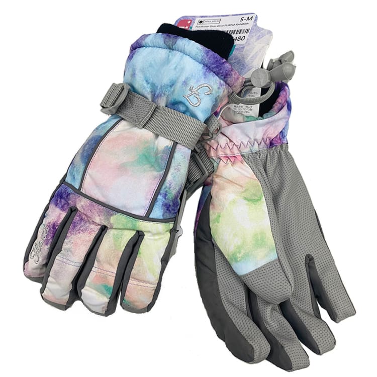 Gloves & Mittens / Snow: Float Women Snow Glove-PURPLE RAINBOW - Float / Purple Rainbow / S-M / 2023, Accessories, Bearx, Gloves & Mittens,