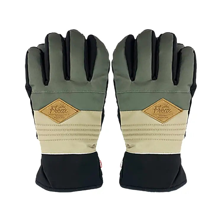 Gloves & Mittens / Snow: Freax Dry Tex Snow Glove-GREEN - Freax / Green / S / 2024, Accessories, Bearx, Gloves & Mittens, Gloves & Mittens