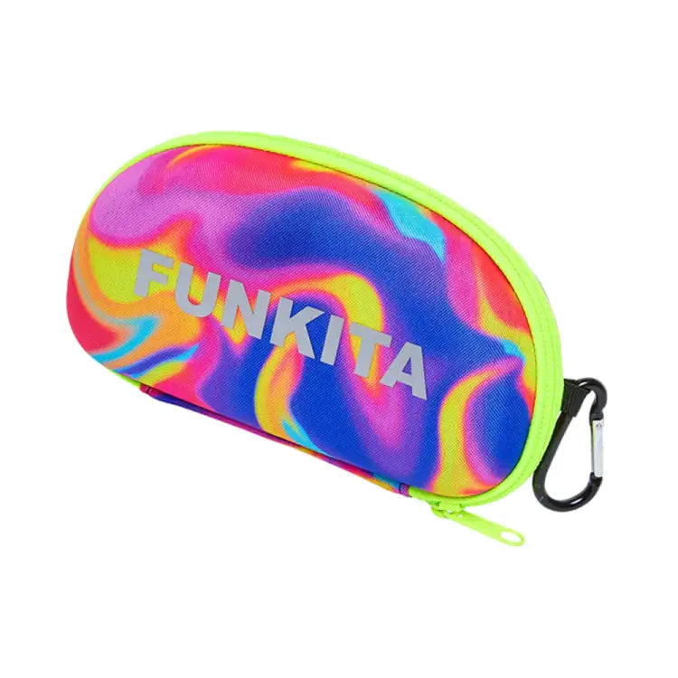 Cases: Funkita Closed Goggle Case-SUMMER SWIRL - Funkita / Rainbow / 2024, Accessories, Accessory Cases, Cases, Cases & Bags