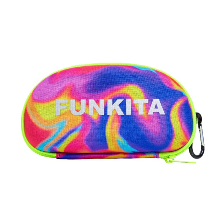 Cases: Funkita Closed Goggle Case-SUMMER SWIRL - Funkita / Rainbow / 2024, Accessories, Accessory Cases, Cases, Cases & Bags