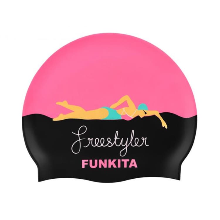 Swim Caps: Funkita Silicone Swim Cap-Freestyling - Funkita / Freestyling / ON / Accessories, Caps, Fashion, Freestyling, Funkita |
