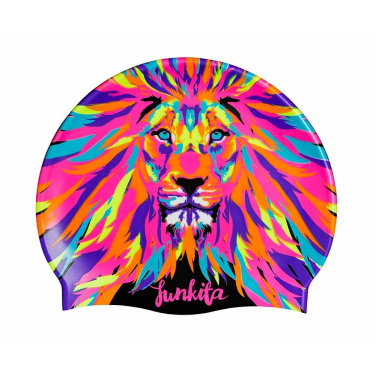 Swim Caps: Funkita Silicone Swim Cap-Pride Power - Funkita / Pride Power / ON / Accessories, Caps, Fashion, Funkita, FUNKY | FS990120400