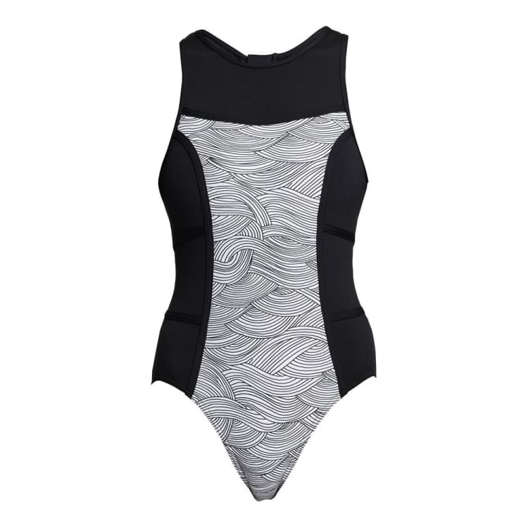 Swimsuits: Funkita Women Hi Flyer One Piece-Ice Current - Funkita / Ice Current / 8 / Black, Clothing, Fashion, FUNKY, Hong Kong |
