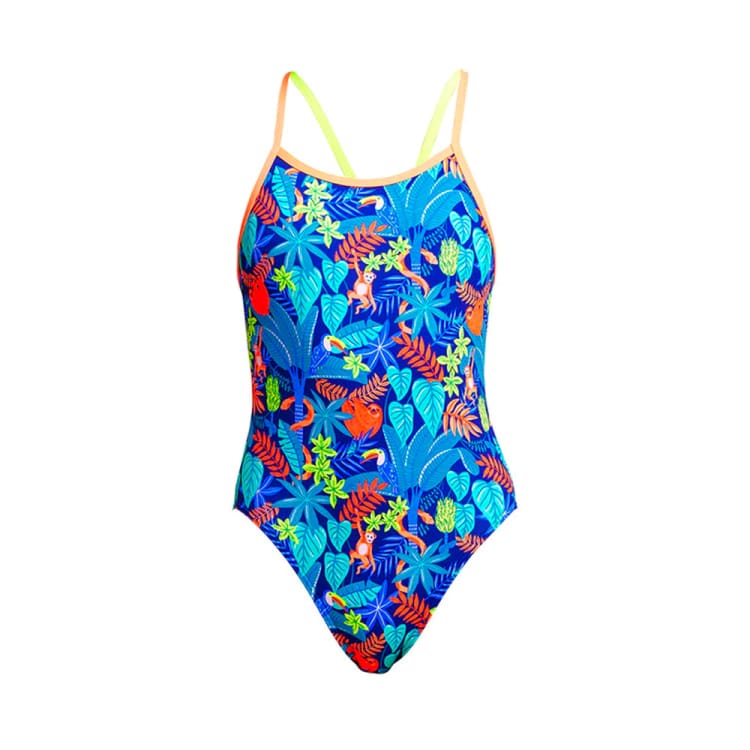 Swimsuits: Funkita Women Single Strap One Piece-Slothed - Funkita / Slothed / 8 / Black, Clothing, Fashion, FUNKY, Hong Kong | FS15L7150508