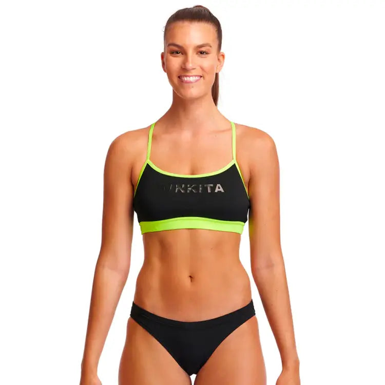 Swim Tops: Funkita Women Swim Crop Top-Stampd - Clothing, Fashion, Funkita, FUNKY, Hong Kong | FKS037L0181508