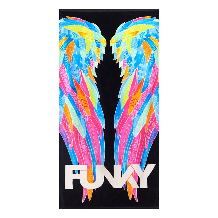 Towels & Ponchos: Funky Cotton Towel-Icarus Ink - Funky Trunks / Icarus Ink / ON / 2023, Accessories, Blankets & Towels, Fashion, FUNKY |