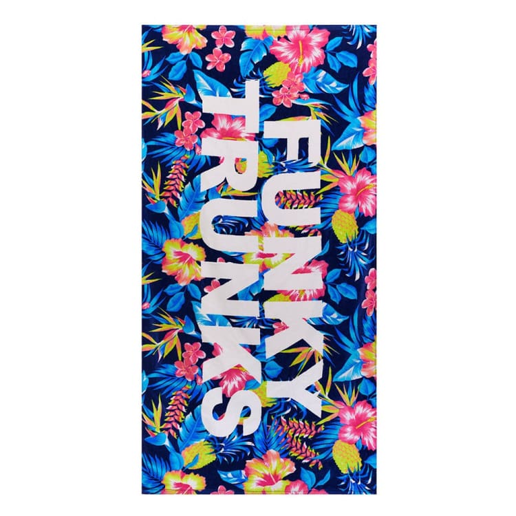 Towels & Ponchos: Funky Cotton Towel - IN BLOOM - Funky / In Bloom / ON / 2023, Accessories, Blankets & Towels, Fashion, FUNKY | FT907182600