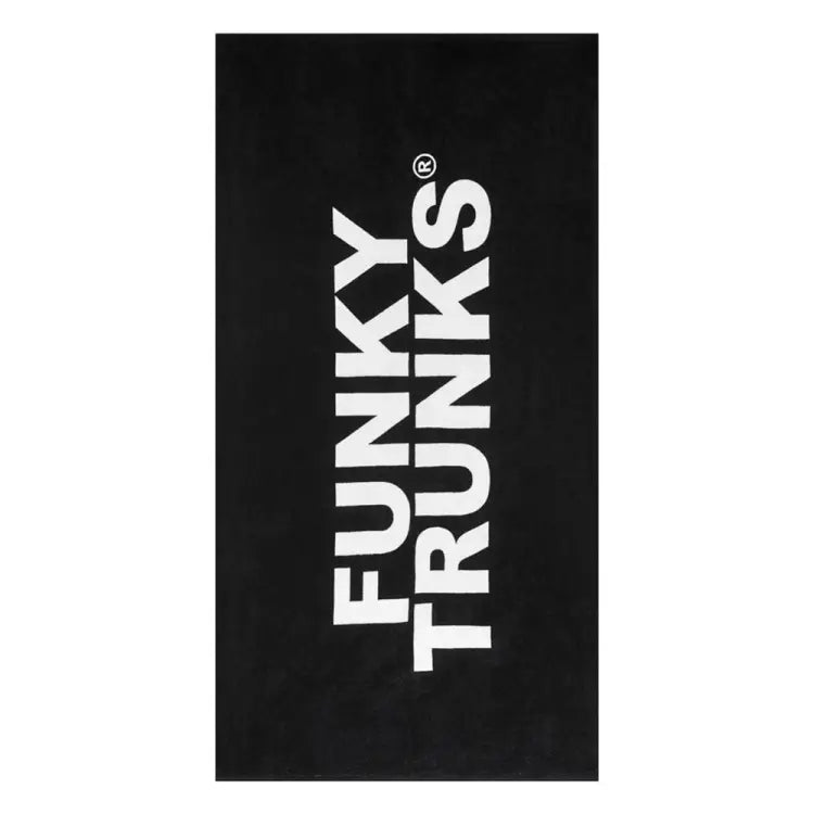 Towels & Ponchos: Funky Cotton Towel-Still Black - Funky Trunks / Still Black / ON / 2023, Accessories, Blankets & Towels, Fashion, FUNKY |