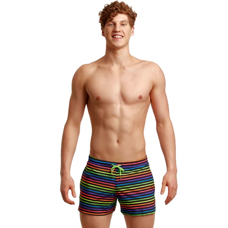 Boardshorts: Funky Men Shorty Shorts-Bright Lights - Boardshorts, Bottom, Bright Lights, Clothing, Fashion | FT40M71138XS
