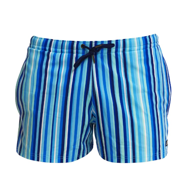 Boardshorts: Funky Men Shorty Shorts-LANE LINES - Funky / Lane Lines / XS / 2024, Boardshorts, Bottom, Clothing, Fashion | FT40M71830XS
