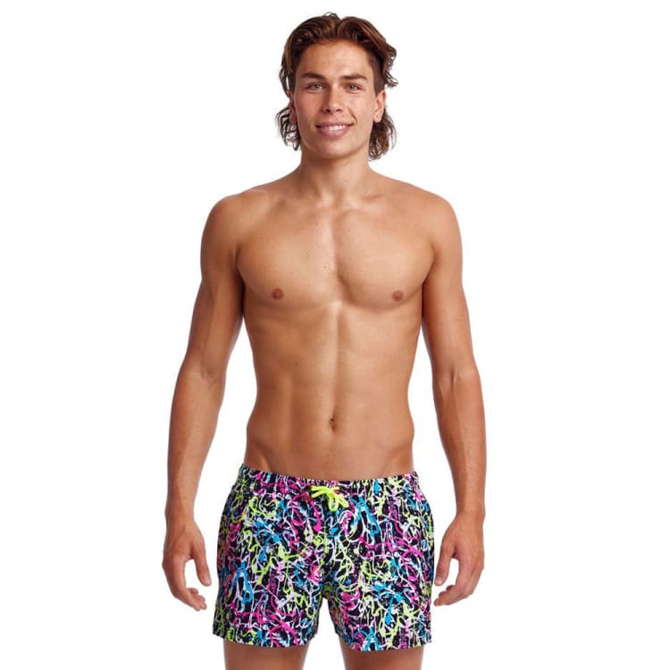 Boardshorts: Funky Men Shorty Shorts-Messed Up - Boardshorts, Bottom, Clothing, Fashion, FUNKY | FT40M71479XS