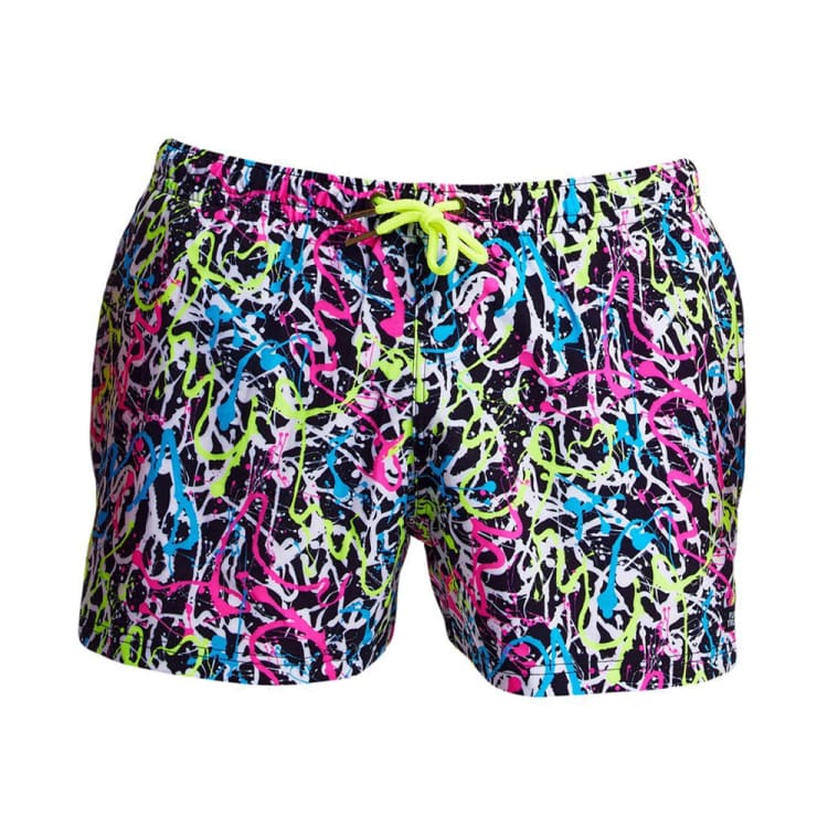 Boardshorts: Funky Men Shorty Shorts-Messed Up - Funky / Messed Up / XS / Boardshorts, Bottom, Clothing, Fashion, FUNKY | FT40M71479XS