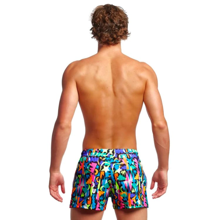 Boardshorts: Funky Men Shorty Shorts-Paper Cut - Boardshorts, Bottom, Clothing, Fashion, FUNKY | FT40M71235XS