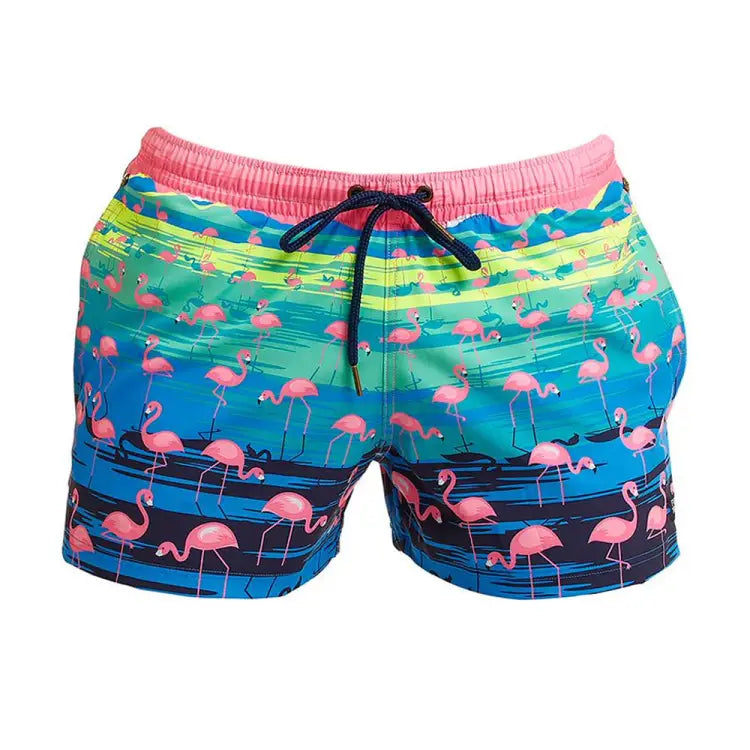 Boardshorts: Funky Men Shorty Shorts-Prancercise - Funky / Prancercise / XS / Boardshorts, Bottom, Clothing, Fashion, FUNKY | FT40M70963XS