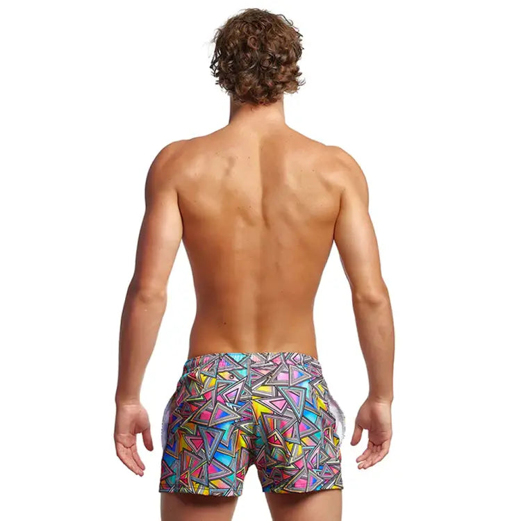 Boardshorts: Funky Men Shorty Shorts-Prism Break - Boardshorts, Bottom, Clothing, Fashion, FUNKY | FT40M71240XS