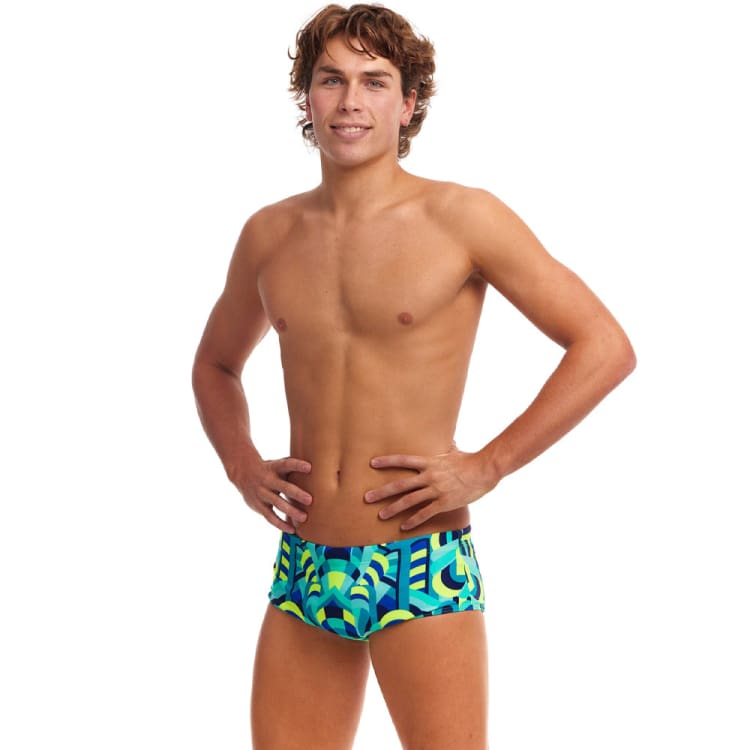 Swimsuits: Funky Men Sidewinder Trunks-CIRQUE DU SWIM - 2024, Aqua, Clothing, Fashion, FUNKY | FTS015M7183332