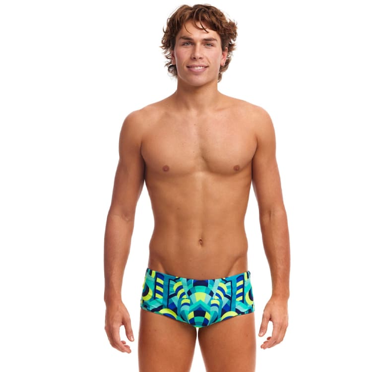 Swimsuits: Funky Men Sidewinder Trunks-CIRQUE DU SWIM - 2024, Aqua, Clothing, Fashion, FUNKY | FTS015M7183332